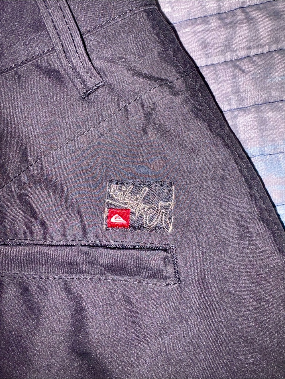 Quiksilver Men's Black Chino-Style Khakis